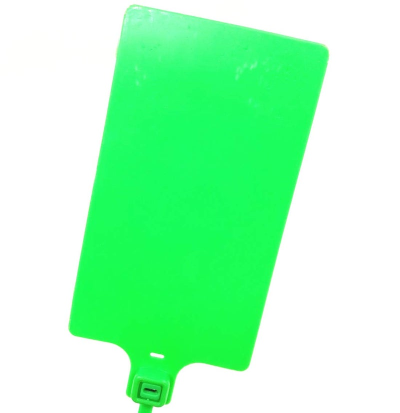 XF-Vel Plastic Seals Shipping Tags Logistics Use Big Sign Tie Large Label Tie, 255mm Total Length, Package of 100pcs (Green) - Image 3